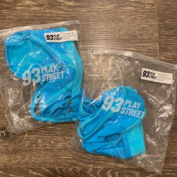 2 Piece Set | Bubble Blue Butterfly Bikini - Picture 6 of 11